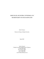 Khả năng sinh lời của chứng khoán