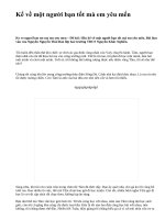 Kể về một người bạn tốt mà em yêu mến - văn mẫu