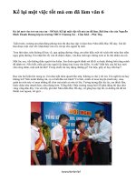 Kể lại một việc tốt mà em đã làm văn 6 - văn mẫu