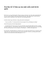 Em hãy kể về tâm sự của một cuốn sách bị bỏ quên - văn mẫu