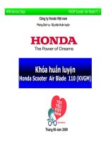 Khóa huấn luyện honda scooter air blade 110 (KVGM)