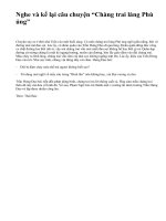 Nghe và kể lại câu chuyện “Chàng trai làng Phù ủng” - văn mẫu