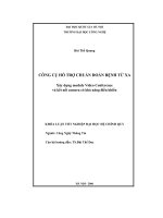 Khóa luận xây dựng module video conference và kết nối camera có khả năng điều khiển