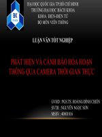 Phát hiện và cảnh báo hỏa hoạn thông qua camera thời gian thực