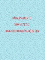 bài 18 động cơ không đồng bộ ba pha - bài giảng vật lý 12