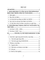 phân tích về thương cụ m a ở trong lĩnh vực ngân hàng và ví dụ về m a của HABUBANK và SHB