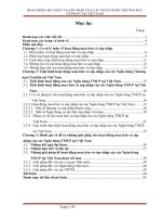 HOẠT ĐỘNG MUA bán và sáp NHẬP của các NGÂN HÀNG THƯƠNG mại