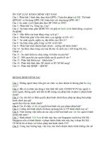 Ôn thi luật hành chính (đại học luật hà nội)