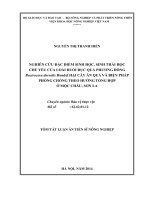 Nghiên cứu đặc điểm sinh học, sinh thái học chủ yếu của loài ruồi đục quả phương đôngđông Bactrocera dorsalis Hendel hại cây ăn quả và biện pháp phòng chống theo hướng tổng hợp ở Mộc Châu, Sơn La (tóm tắt + toàn văn)