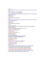 Câu hỏi trắc nghiệm môn vi xử lý