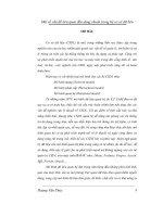 Luận văn một số vấn đề liên quan đến dạng chuẩn trong hệ cơ sở dữ liệu