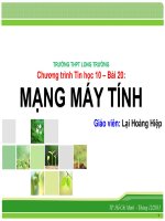 GIÁO TRÌNH Mạng máy tính