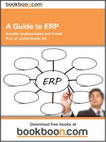 A guide to erp  Benefits, Implementation and Trends