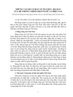 Tài liệu Thi Công chức: Tổ chức, Bộ máy của Hệ thống chính trị Việt Nam