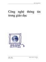 công nghệ thông tin trong giáo dục
