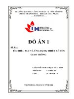 TÌM HIỂU PLC và ỨNG DỤNG THIẾT kế đèn GIAO THÔNG