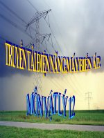 bài 16 truyền tải điện năng. máy biến áp - bài giảng vật lý 12