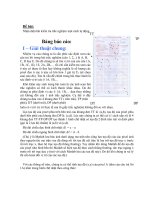 Đề tài mô phỏng chương trình chấm bài thi trắc nghiệm