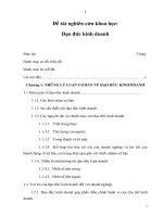 Đề tài nghiên cứu khoa học: Đạo đức kinh doanh