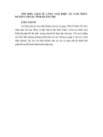 tìm hiều lịch sử làng tam hiệp- xã cam thủy-huyện cam lộ- tỉnh quảng trị