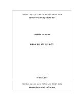 Xem Điểm Thi Đại Học  BÁO CÁO BÀI TẬP LỚN