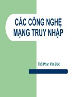 Các công nghệ mạng truy nhập