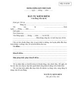 Bản tự kiểm của Đảng viên dự bị