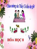 giáo án bồi dưỡng thao giảng hoá học lớp 8 bài 13 phản ứng hoá học (4)