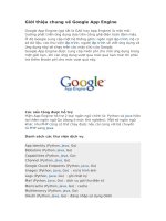 giới thiệu và hướng dẫn sử dụng google app engine [công nghệ điện toán đám mây]