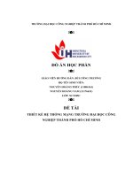 ĐỀ TÀI THIẾT kế hệ THỐNG MẠNG TRƯỜNG đại HỌC CÔNG NGHIỆP THÀNH PHỐ hồ CHÍ MINH