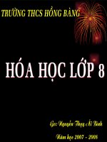 giáo án bồi dưỡng thao giảng hoá học lớp 8 bài 13 phản ứng hoá học (1)