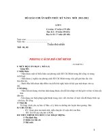 giáo án ngữ văn 9 cả năm chuẩn 2011-2012