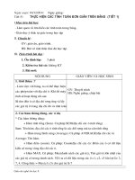 giáo án tin học nghề phổ thông 70 tiết thcs tham khảo phần (3)