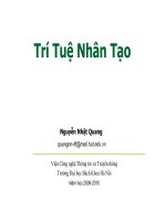 slide bài giảng trí tuệ nhân tạo - đại học bách khoa hà nội