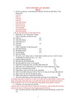 Đề cương Khoa -Sử - Địa HKII