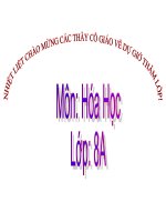 giáo án thao giảng bồi dưỡng hoá học lớp 8 bài phương trình hoá học tham khảo (9)