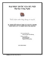 Tiểu luận môn Ứng dụng vi mạch IC khuếch đại thuật toán LM348 nguyên lý và một số ứng dụng