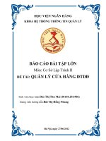 bài tập lớn xây dựng phần mềm quản lý cửa hàng điện thoại di động
