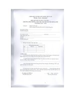 MẪU ĐƠN  NHẬP HỌC DTNT ĐỒNG PHÚ