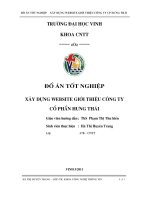 xây dựng website giới thiệu công ty cổ phần hưng thái luận văn tốt nghiệp đại học ( hà thị huyền trang)