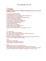 cách sử dụng giới từ trong tiếng anh