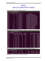 Báo cáo chuyên đề II ubuntu và lập trình shell