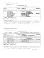 Mẫu báo cáo tổng hợp cho các chi đoàn học sinh vào mỗi tuần