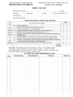 Phiếu dự giờ (tham khảo)