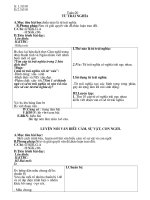 Giáo án bồi dưỡng văn 7