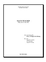 Tiểu luận môn Mạch tích hợp Phân tích IC MC3403