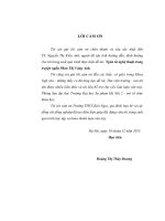 Ngôn từ nghệ thuật trong truyện ngắn Phan Thị Vàng Anh