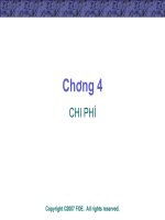 Slide bài giảng mô hình kinh tế - Chi phí