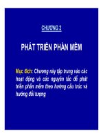 bài giảng phát triển vận hành và bảo trì phần mềm - chương 2 phát triển phần mềm
