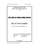 phát hiện và phòng chống sniffer luận văn tốt nghiệp đại học ( thái văn thuyết)